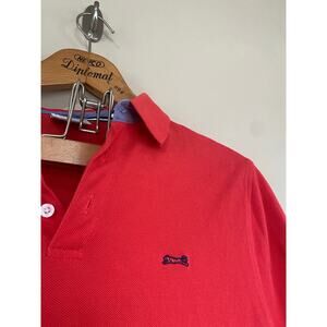 Le Tigre polo shirt men’s large red/orange EUC